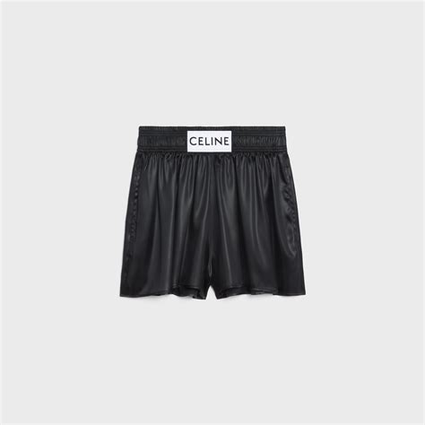 CELINE SATIN BOXING SHORTS 